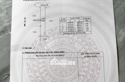 450 triệu sở hữu ngay lô đất 5x31m tại Bàu Đồn, Gò Dầu